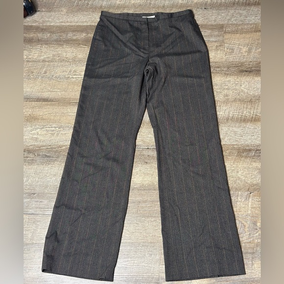 Gray Pinstripe Trousers - Picture 1 of 6